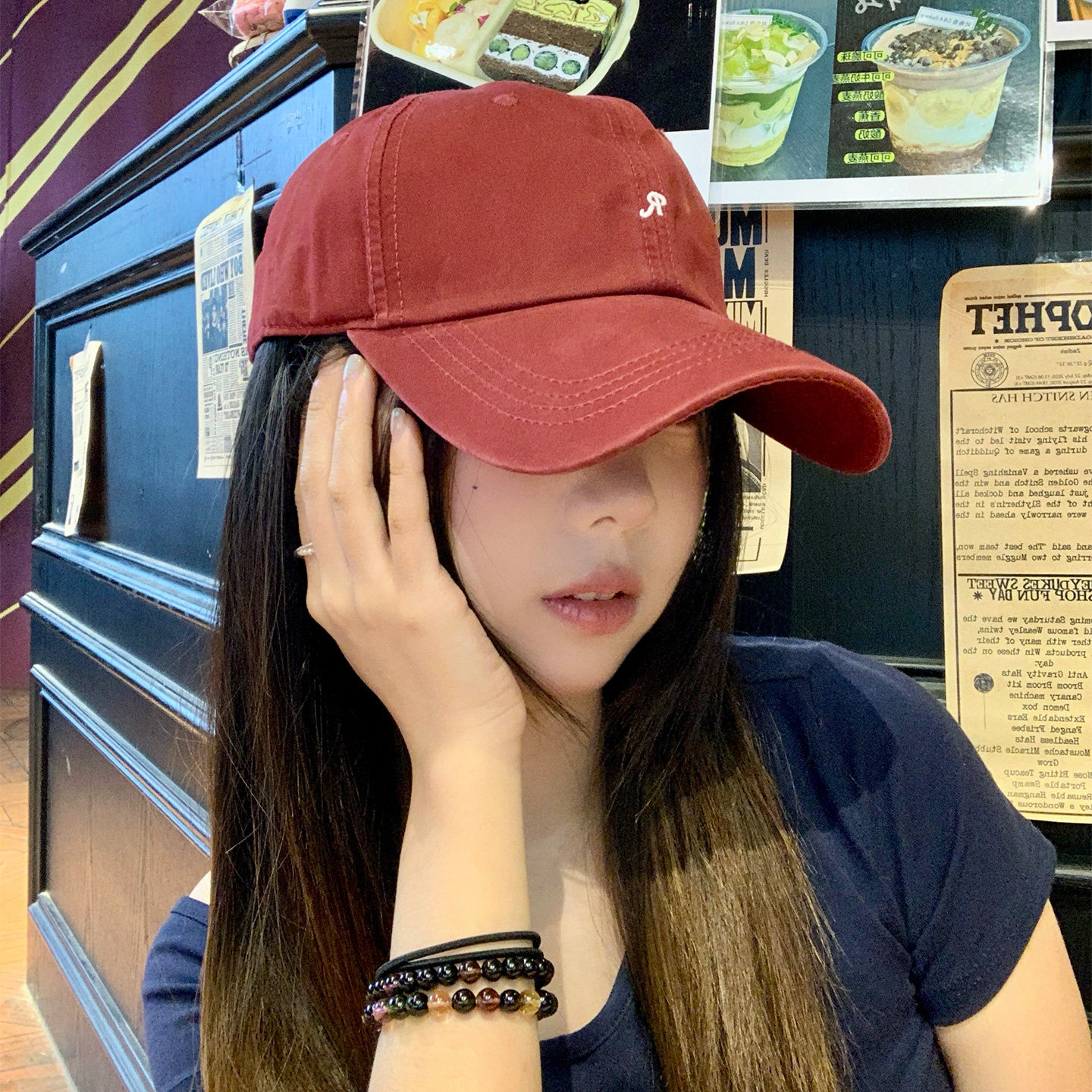 2025新款美式复古字母刺绣棒球帽子女春秋百搭休闲显脸小鸭舌帽男,服饰配件/皮带/帽子/围巾,帽子,淘宝优惠券,粉丝福利购,淘宝优惠卷