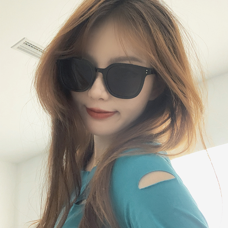 防晒方形时尚女显脸小太阳墨镜