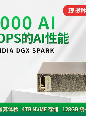 英伟达NVIDIA DGX Spark 主机超级计算机 Blackwell AI小型服务器