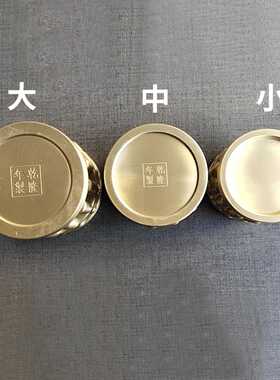 归心算盘笔筒摆件纯铜珠算文房