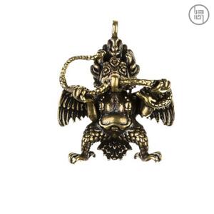 归心铜纯黄铜大鹏金翅鸟藏式法器