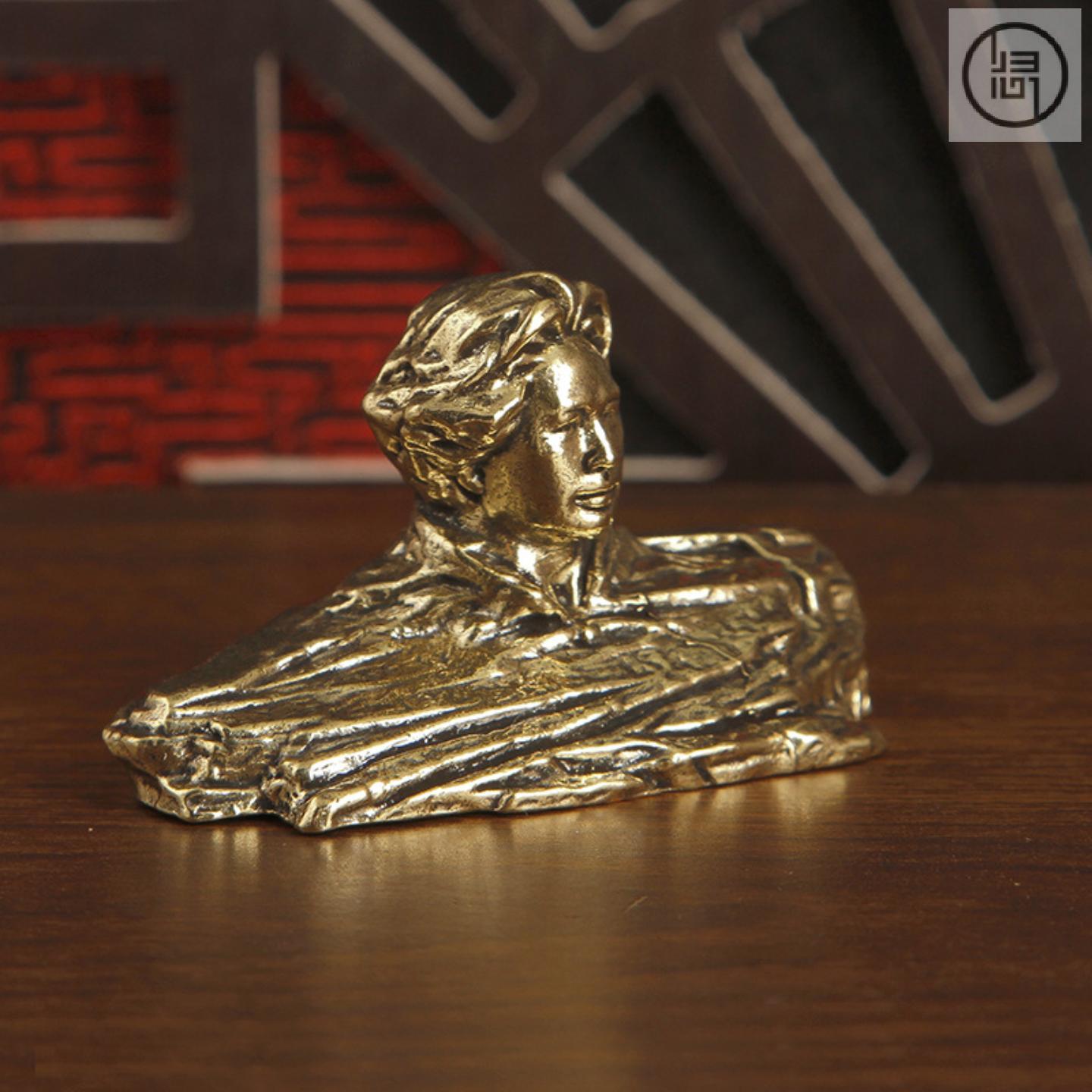 归心铜青年毛主席铜像橘子洲头