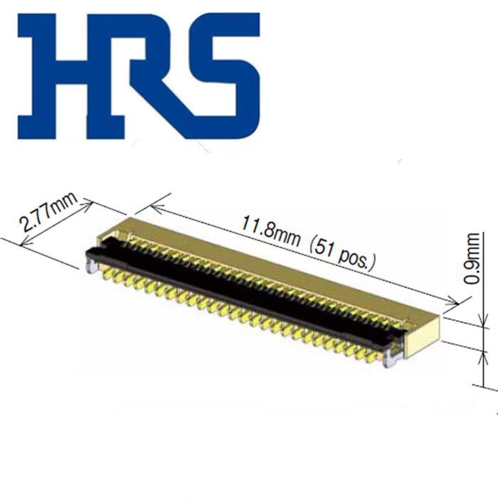 HRS广濑FPC翻盖连接器FH43B-25S-0.2SHW FH43BW-25S-0.2SHW