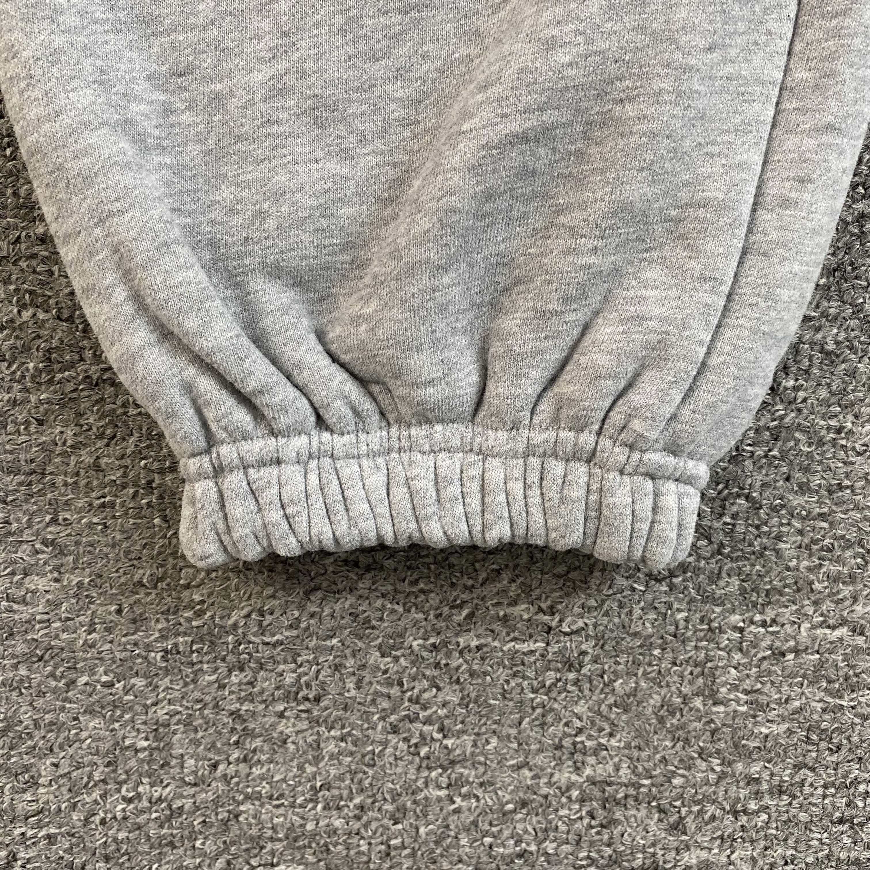 thumbnail for Trendy and Fashionable Letter Block Embroidered Logo Fleece-Lined Jogger Pants