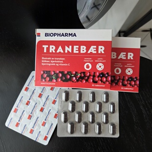 2028年挪威Biopharma蔓越莓精华女性私处护理/泌尿系统妇科细菌