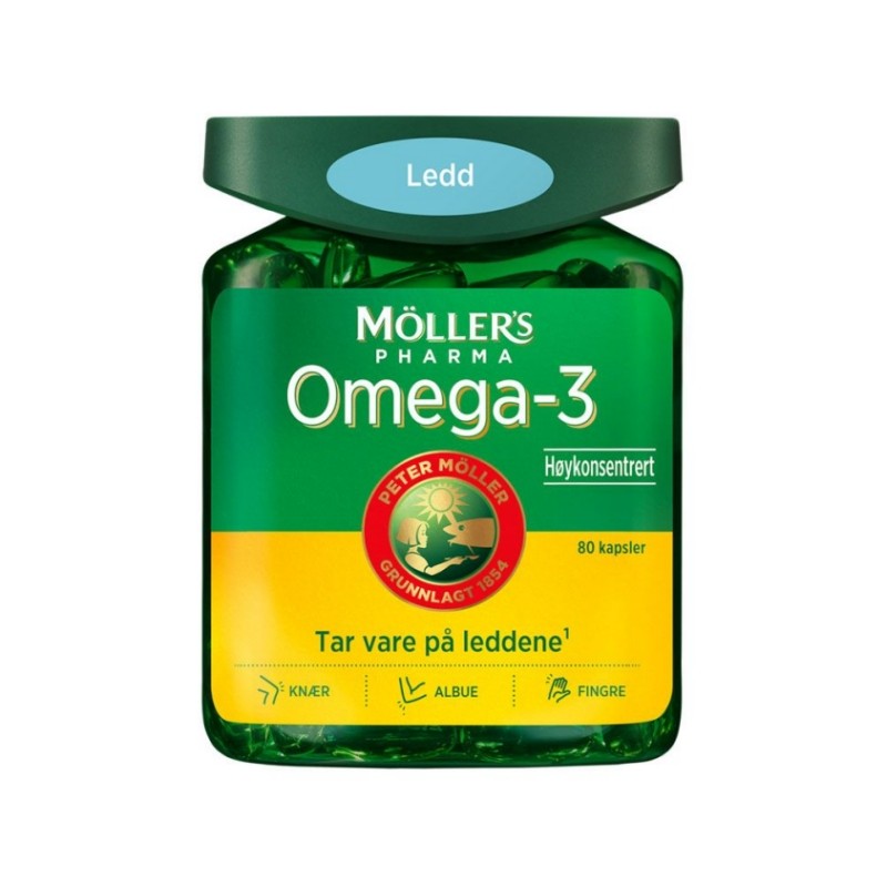 【2027/03月2瓶套餐】挪威Mollers Ledd关节鱼油关节肌腱运动健身