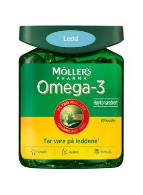 【2027/03月2瓶套餐】挪威Mollers Ledd关节鱼油关节肌腱运动健身