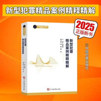 2025新品 新型犯罪精品案例精释精解 中国检察出版社 网络新型犯罪新型支付方式下的财产犯罪套路贷案件法律适用电信诈骗案例分析