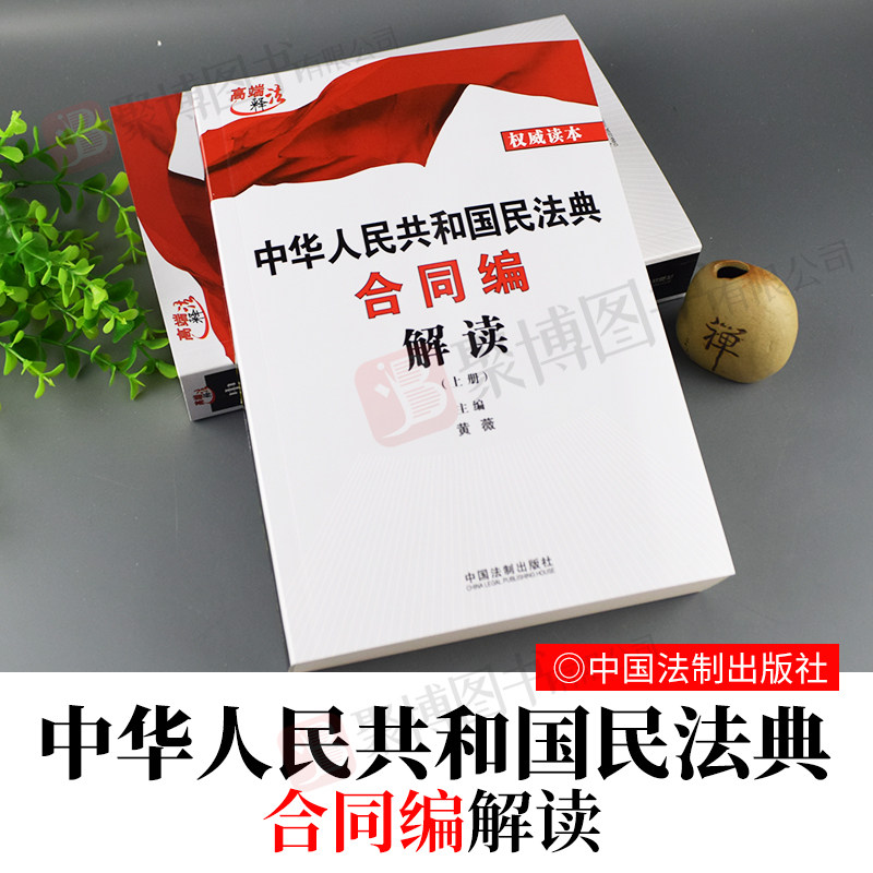 国民法典 黄薇主编 中国民法典合同编解读法律条文释义解读2020民法典