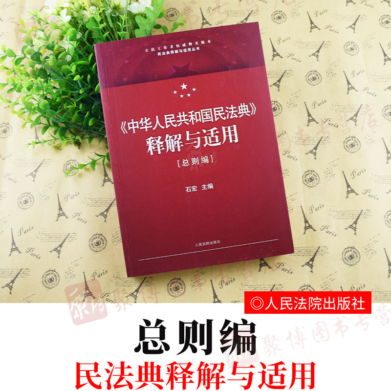 2020民法典释解与适用中华人民共和国民法典释解与适用总则编石宏主编