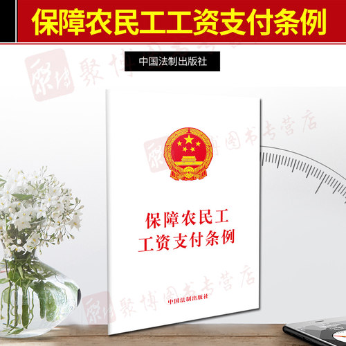 正版 保障农民工工资支付条例 全文含答记者问 规范农民工工资支付行为 强化监管手段 32开单行本 中国法制出版社9787509394816