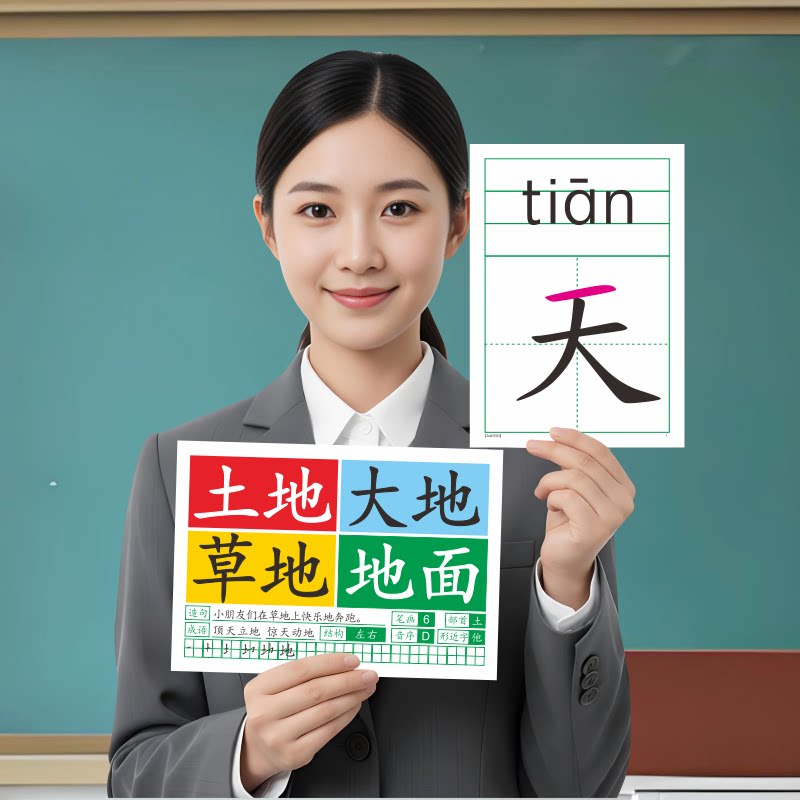 2026新部编人教版老师教具一二三年级上下课堂生字识字大厚卡片