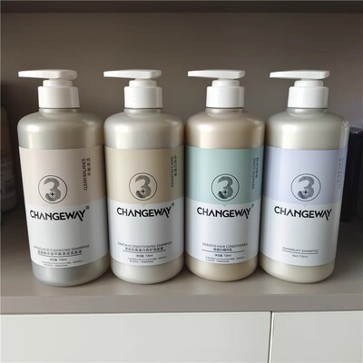 正品旗舰店3+CHANGEWAY蛋白精华乳护发素洗发水洗护套装海角甘泉
