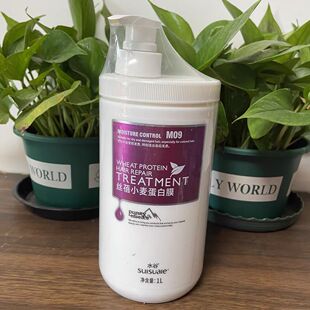 正品官方水谷丝蓓小麦蛋白膜1L发膜头发护理焗油膏柔顺剂护发素