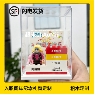 积木人仔捏脸员工入职礼物企业定制员工司龄展会客户伴手礼新年礼