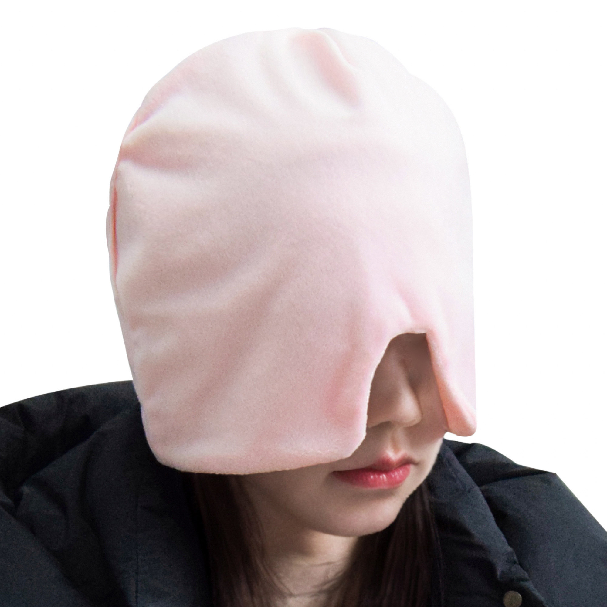 粉色月子帽睡觉可戴成人睡帽女款产后绒布遮光孕妇头套睡眠帽子