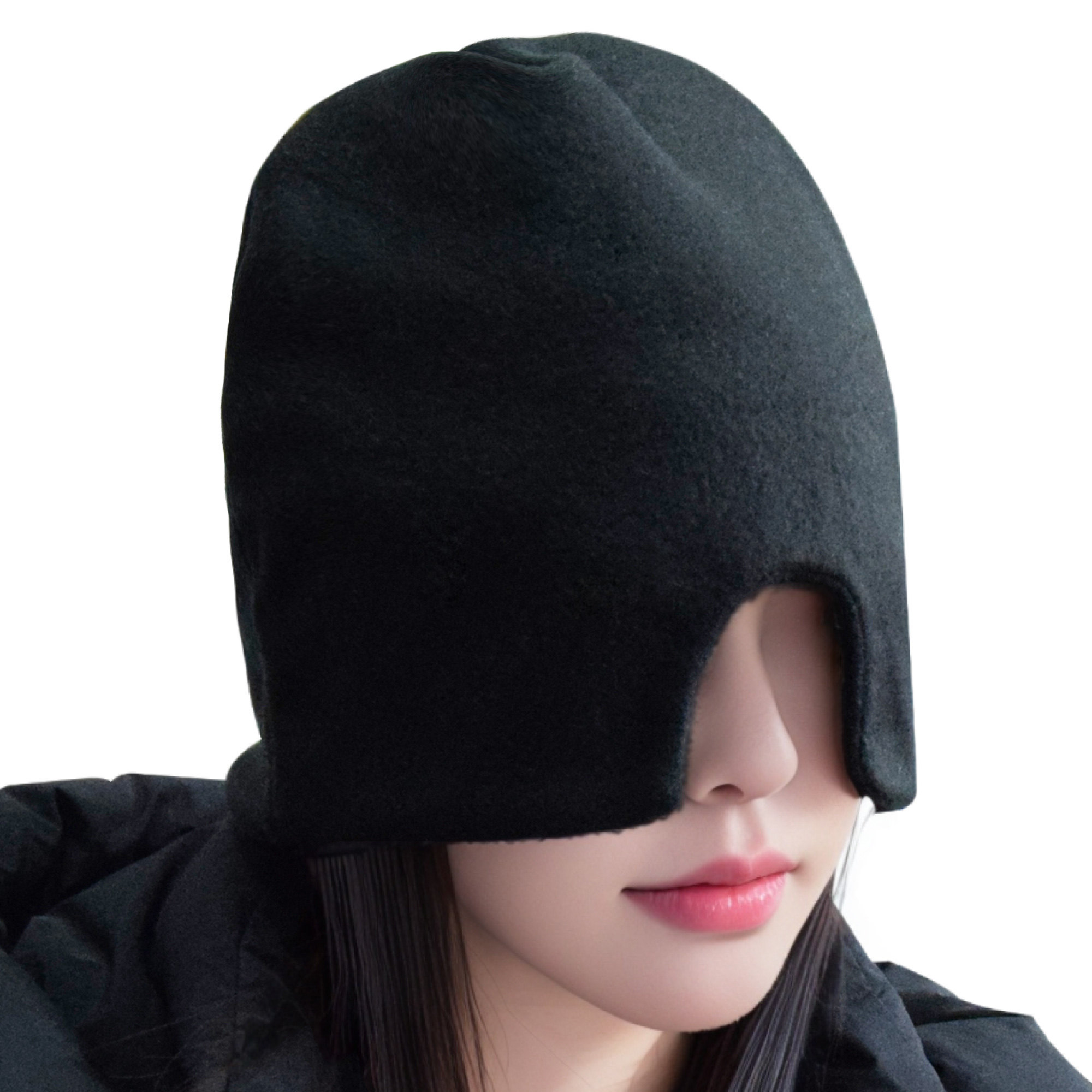 月子帽睡觉可戴成人睡帽女款产后绒布遮光孕妇头套睡眠帽子