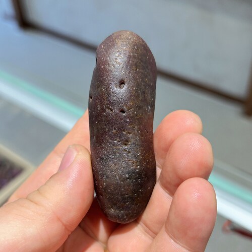 天然无烧红宝石原石水冲料手把件文玩免费打孔特价包邮矿物晶体