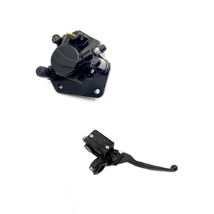 适用豪爵弯梁摩托车 HJ110-7-7C碟刹泵上下泵卡钳总成UH110刹车泵