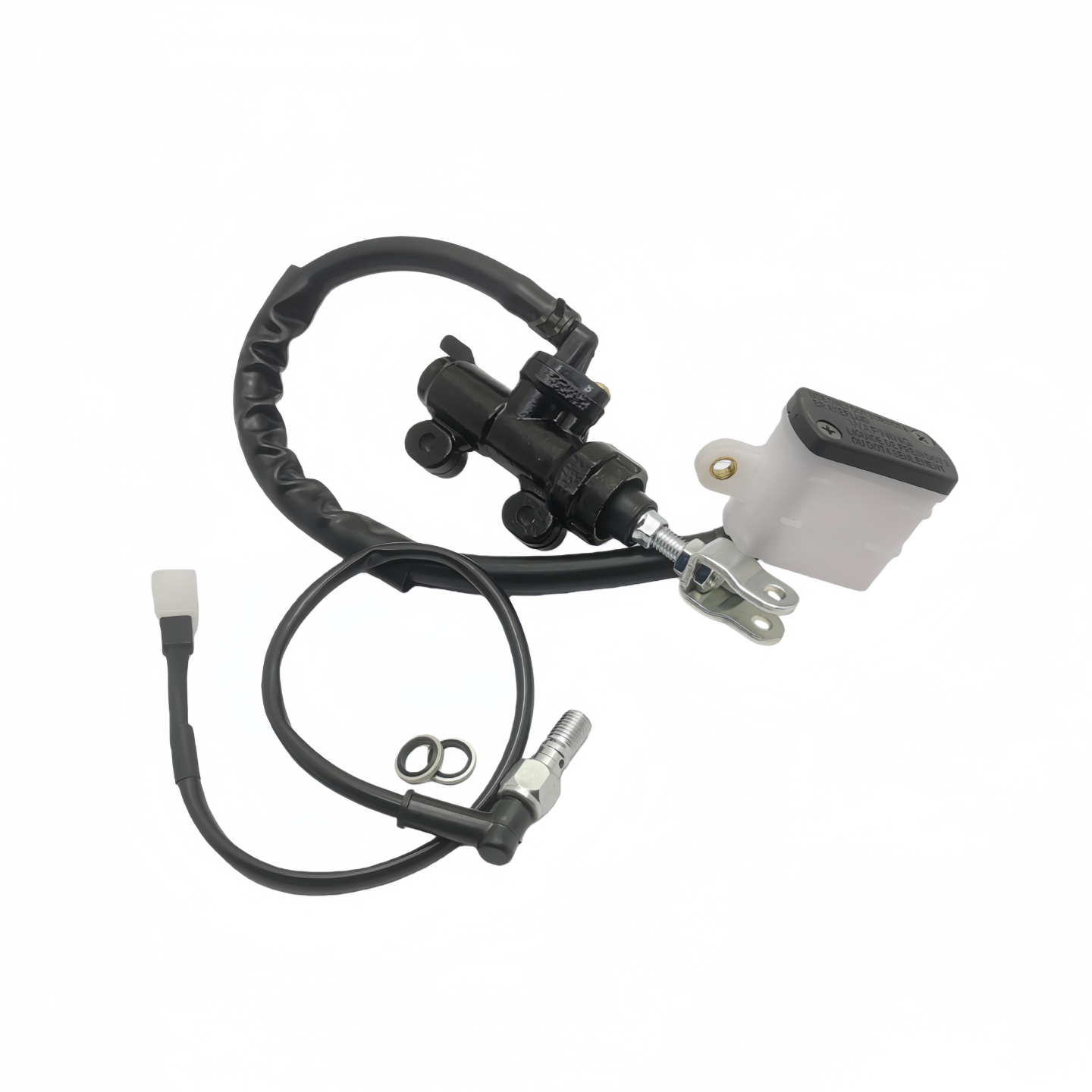 适用 飞鹰R25跑车FY250G摩托车后刹车泵/后脚刹泵一字泵/刹车开关