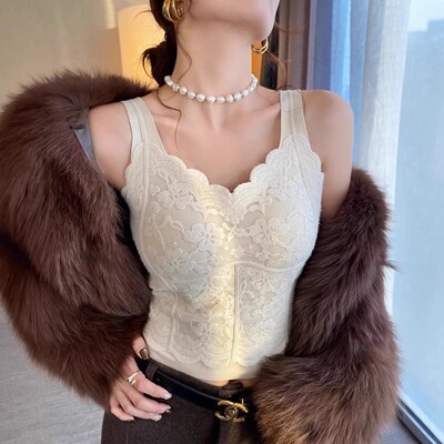 2025新款秋冬法式德绒吊带