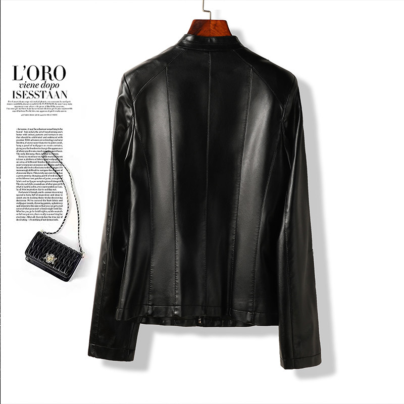皮衣外套女款2026新款春秋季今年流行爆款机车短款黑色夹克小个子