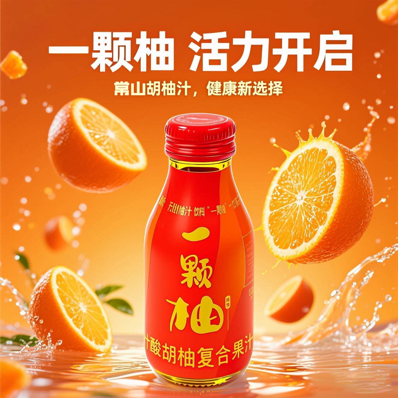 一份常礼一颗柚高叶酸胡柚复合果汁常山胡柚为原料的产品衢州特产