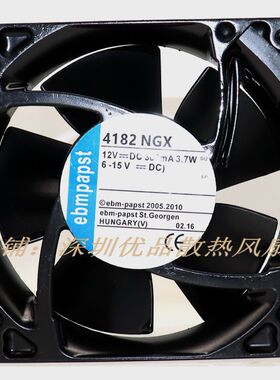 原装德国PAPST 12038 12cm TYP 4182NGX 12V 3.7W 金属耐高温风扇