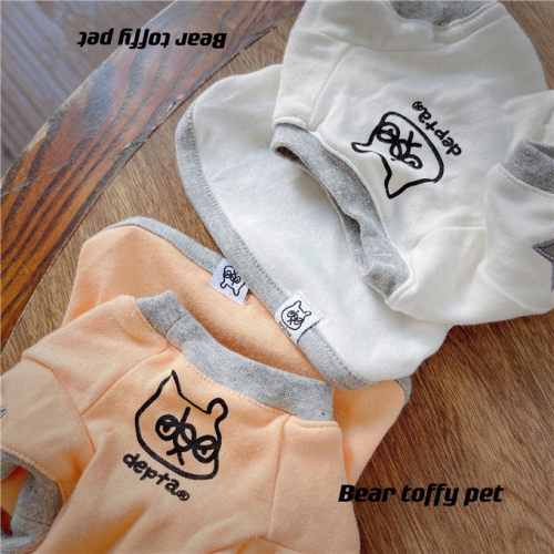 纯棉宠物卫衣圆领t恤法斗猫狗