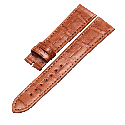 文图拉手表带美洲鳄鱼皮