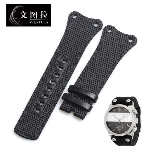 文图拉帆布真皮表带371B3