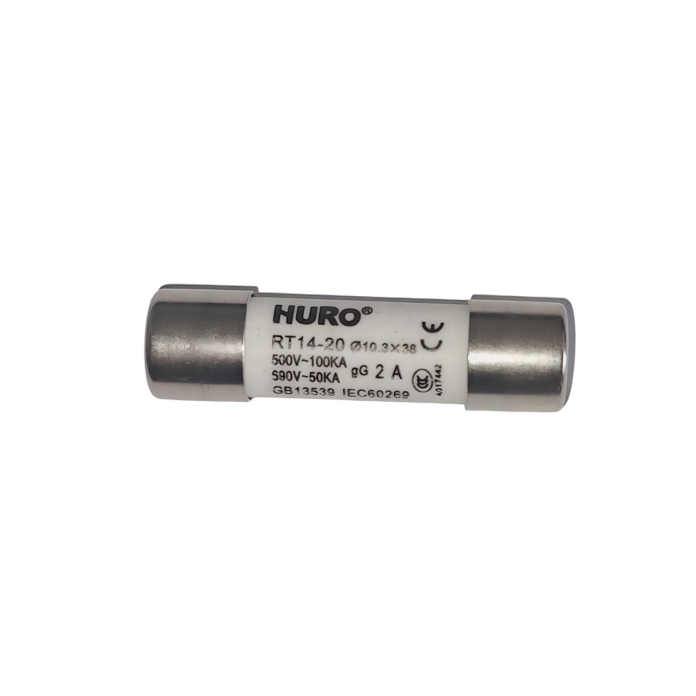 上海沪工 HURO 熔芯熔断器 RT14-20(RO15) R015陶瓷保险丝10*38