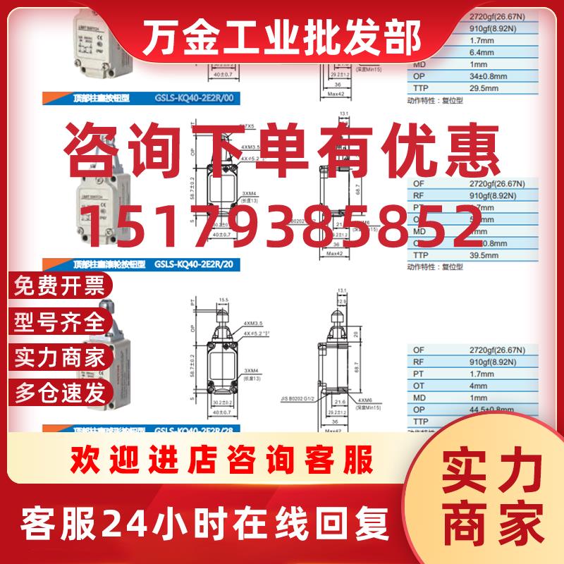 议价供应全新行程开关GSLS-KQ40-2E2R/28  GSLS-KQ40-2E2R/40