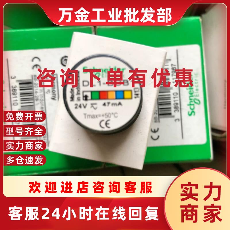 议价原装进口Schneider DL1BDB4 B3 B1 LED 红/白灯24V交流/直流
