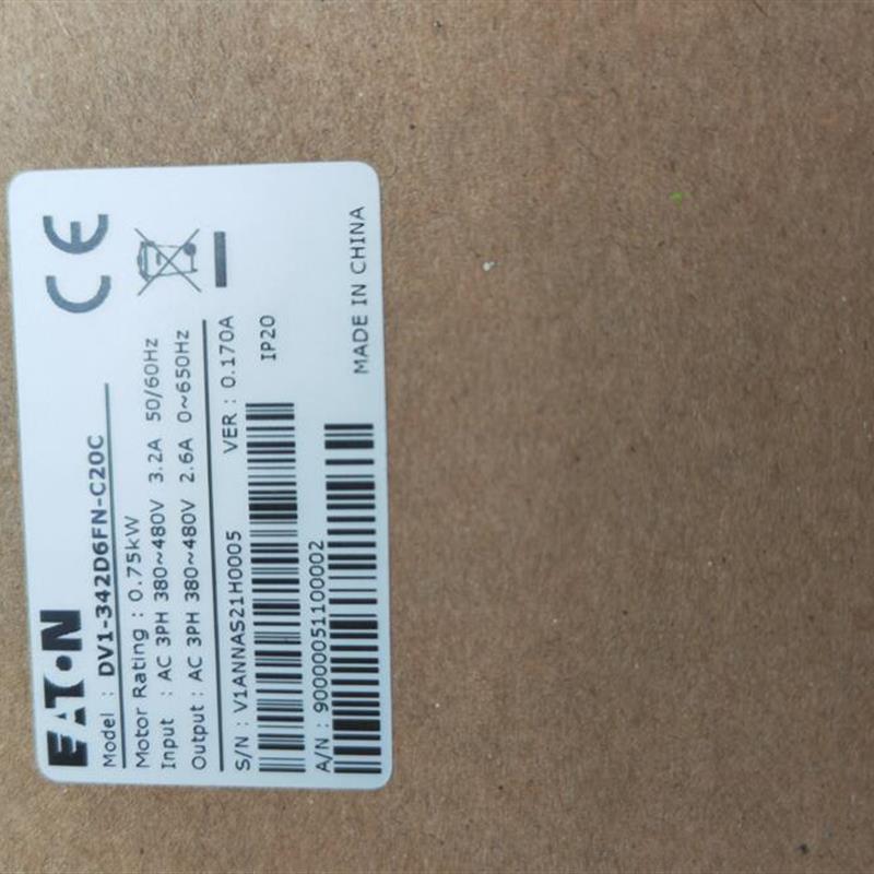 议价伊顿穆勒DV1-342D6FN-C20C高性能变频器体积小巧节省空间
