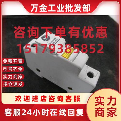 议价Allen-Bradley 1492-FB1C30-L SER. 熔断器支架 DIN 导轨 600