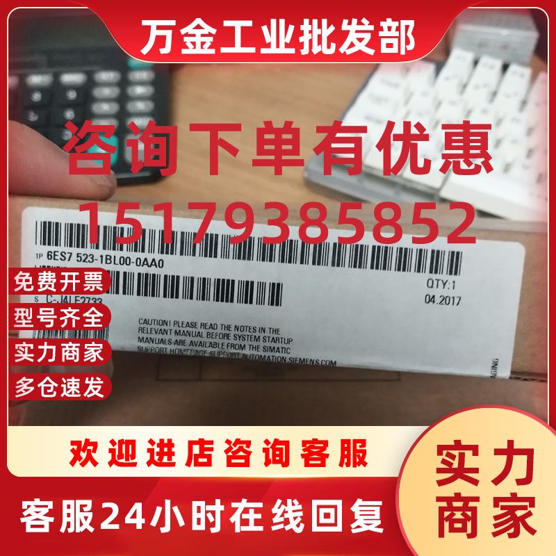 议价原装IP 6ES7523-1BLOO-OAAO数字量输入输出模块6ES75231BL000