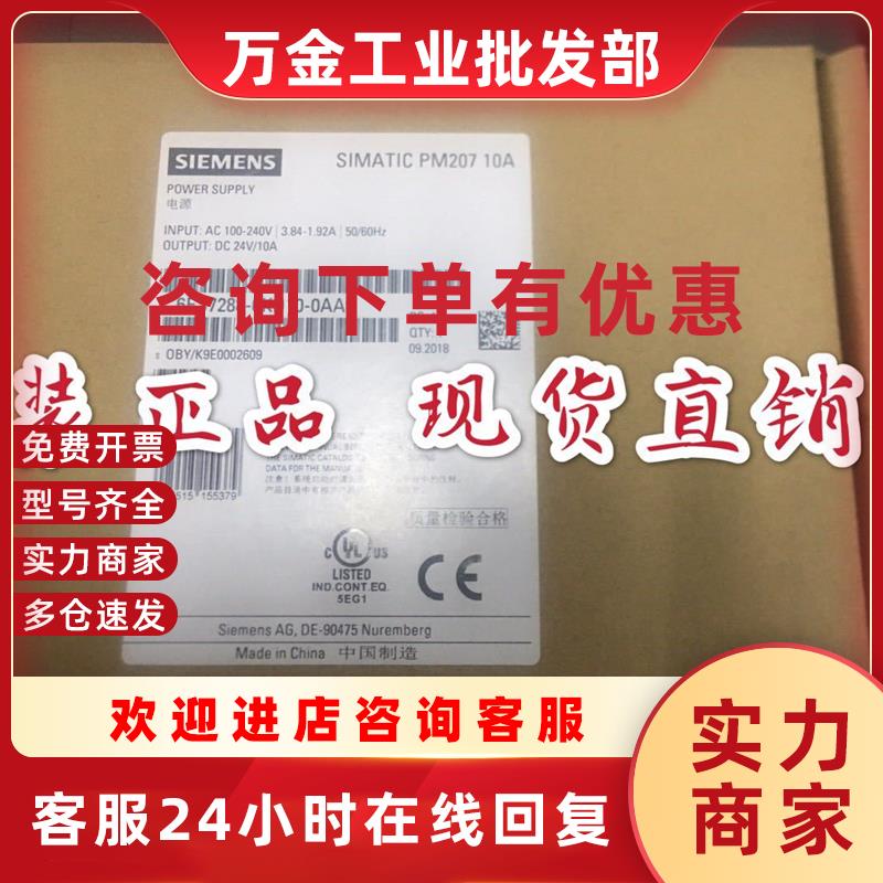 议价6ES7288-0KD10-0AA0 西门子PM207 10A 电源 6ES7 288-0KD10-O