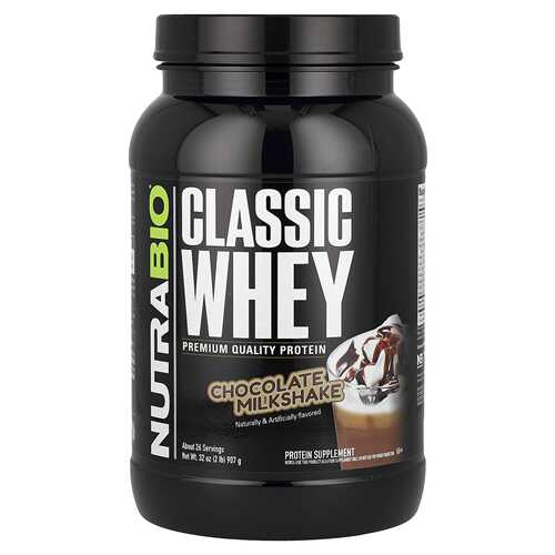 美国Nutrabio Labs经典乳清蛋白巧克力奶昔优质蛋白质907克
