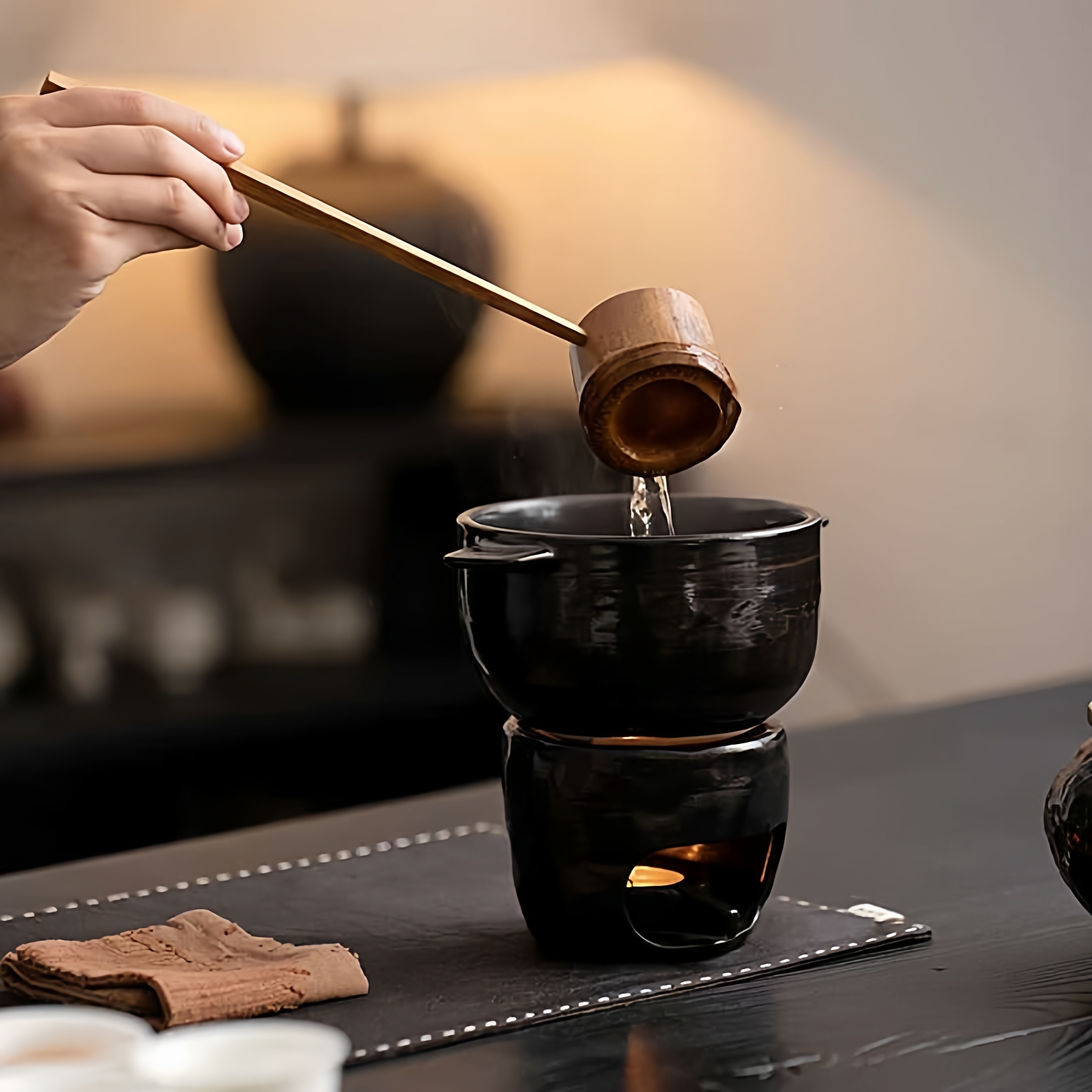 网红山缓缓同款仿古陶瓷温茶炉云南菌菇火锅贵州酸汤火锅特色