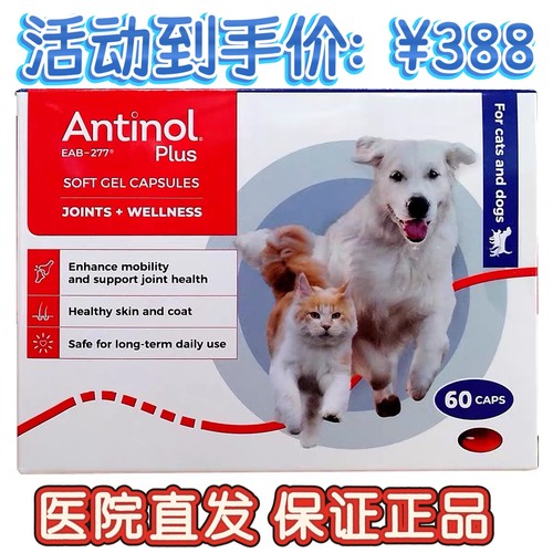 问客服享改价优惠 安替诺Antinol进口软骨素狗猫关节养护安它诺