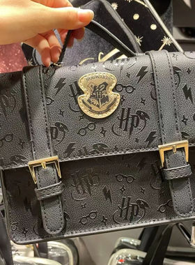 哈利波特同款联名Primark霍格沃茨学院邮差包剑桥包单肩斜挎包女