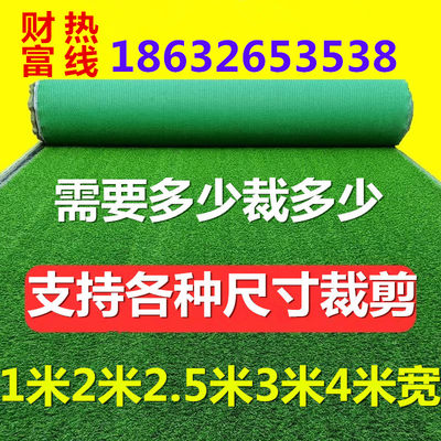 仿真人造草坪绿草皮布墙面2.5米3米宽度学校操场楼顶阳台户外装饰