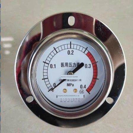扬州美智杰0~0.4MPa医用压力表山东博科蒸汽灭菌器医用消毒锅配件