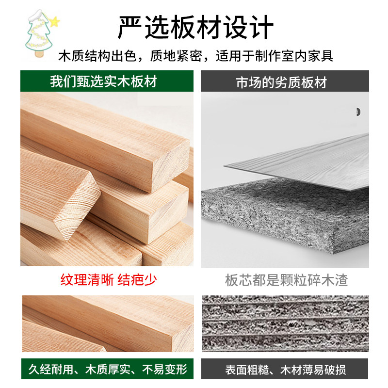 儿童衣柜收纳柜家用卧室简易实木挂衣柜宝宝小衣橱分类置物储物柜