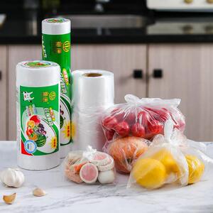 厨房食品级保鲜袋背心式家用手提加厚大中小食品袋塑料包装袋