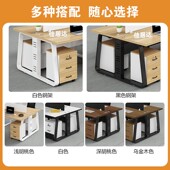 职员办公桌椅组合4人位办公室桌四人位员工工位6人位钢架桌财务桌