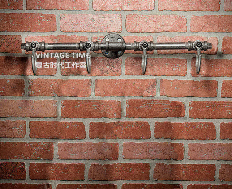 重工业铸铁水管合金挂衣钩 创意风格墙壁衣帽挂钩 挂重物钩子