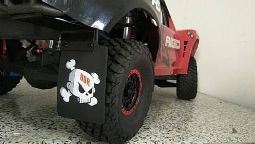 后轮胎挡泥板泥挡适合1/7 TRAXXAS UDR后直桥短卡改装升级零配件