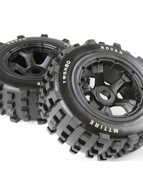 1/5若凡汽油遥控越野车BAJA后轮轮胎荒地大钉胎适合LOSI 5T DBXL